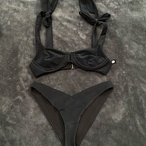 Beach Riot Black Bikini Set